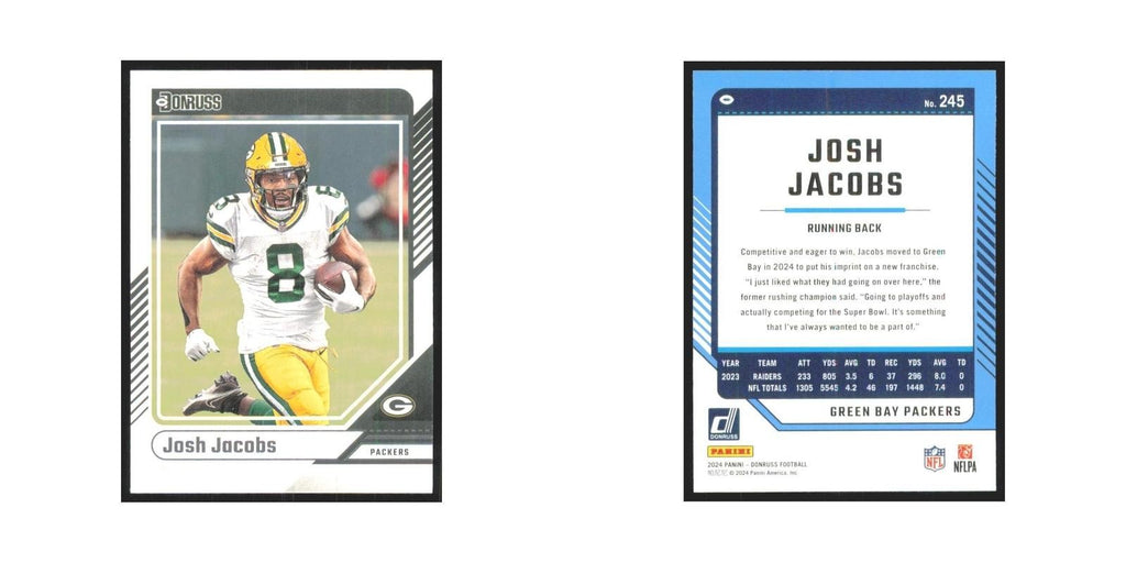 2024 Donruss Josh Jacobs Packers #245