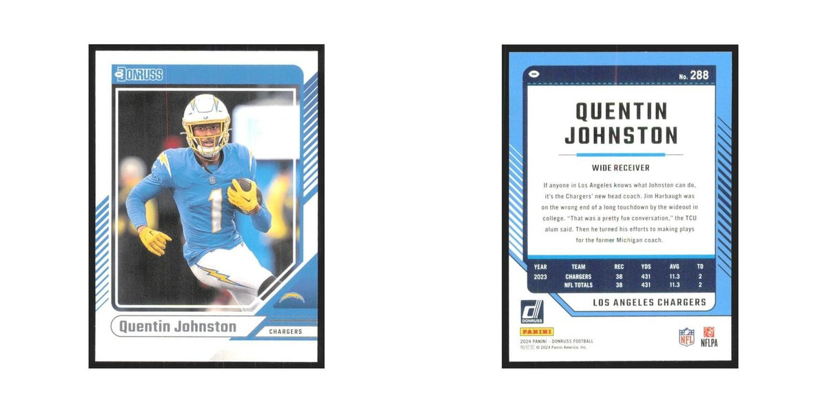 2024 Donruss Quentin Johnston Chargers #288