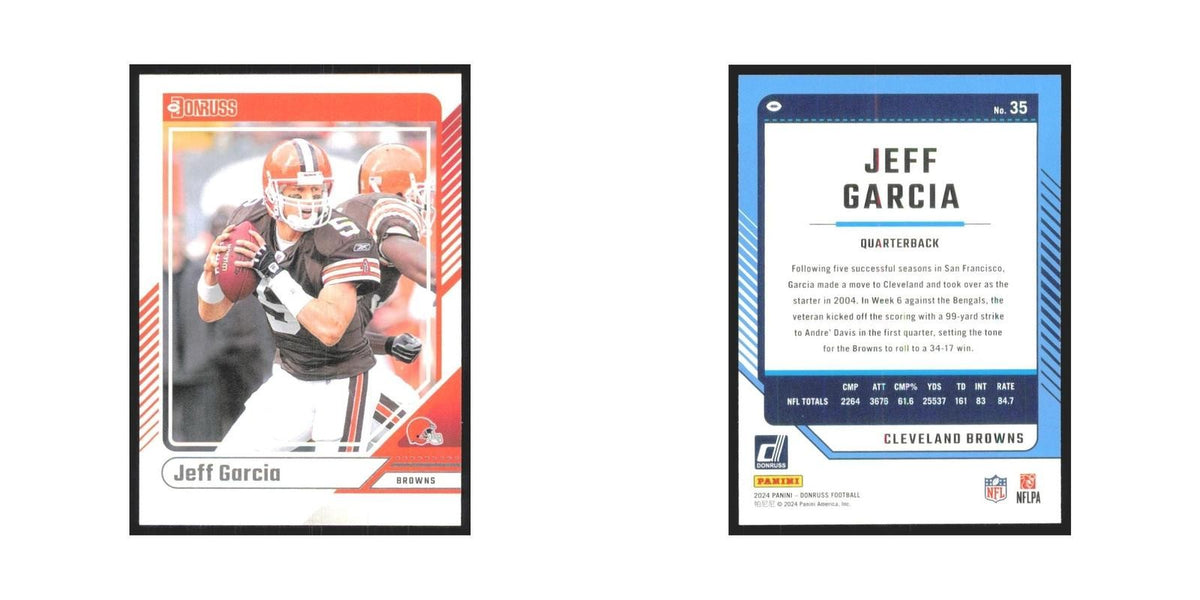 2024 Donruss Jeff Garcia Browns #35