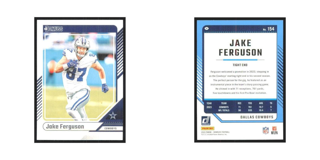 2024 Donruss Jake Ferguson Cowboys #154