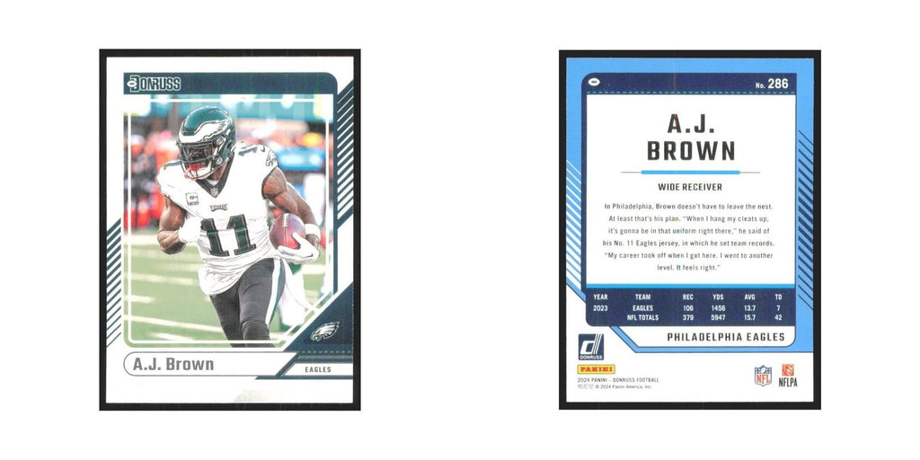2024 Donruss A.J. Brown Eagles #286
