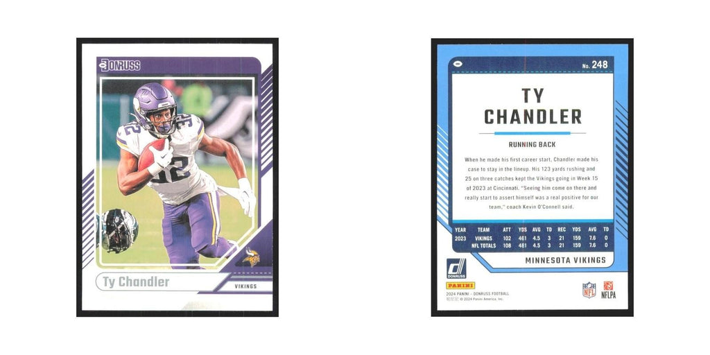 2024 Donruss Ty Chandler Vikings #248