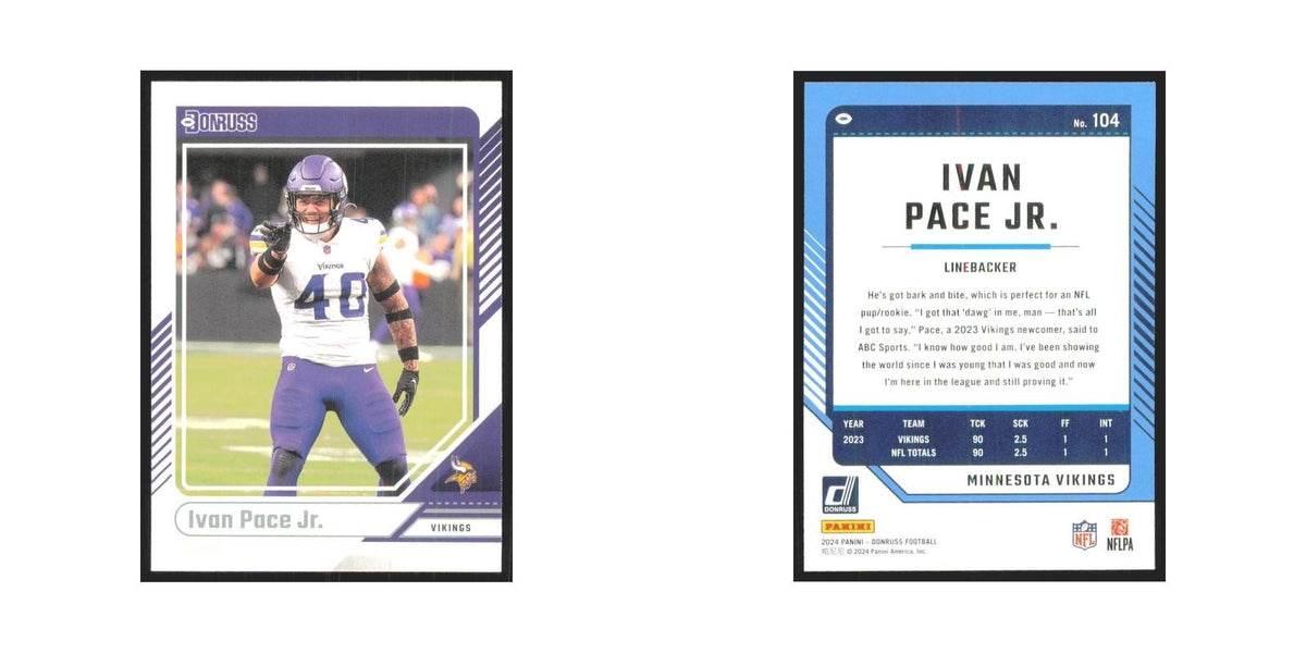 2024 Donruss Ivan Pace Jr. Vikings #104