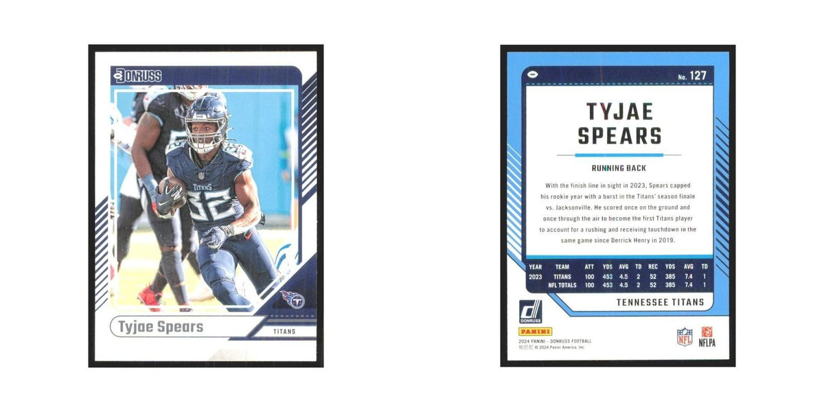 2024 Donruss Tyjae Spears Titans #127