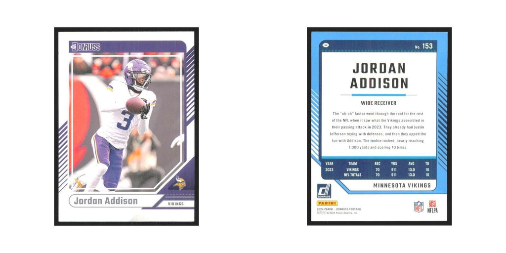 2024 Donruss Jordan Addison Vikings #153
