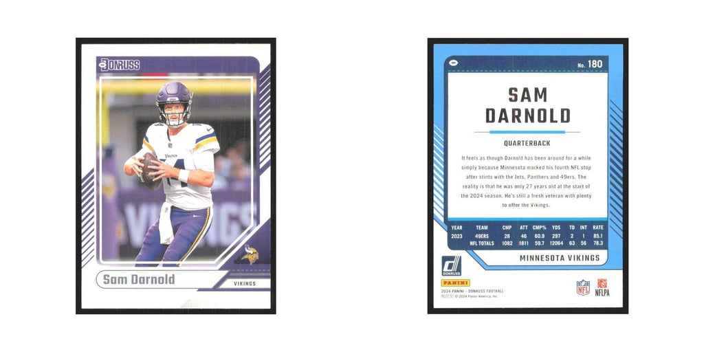2024 Donruss Sam Darnold Vikings #180