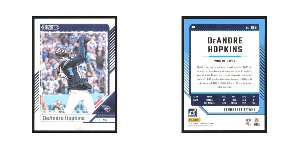 2024 Donruss DeAndre Hopkins Titans #188