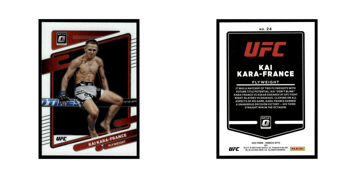 Kai Kara-France 2022 Donruss Optic UFC #24 NM
