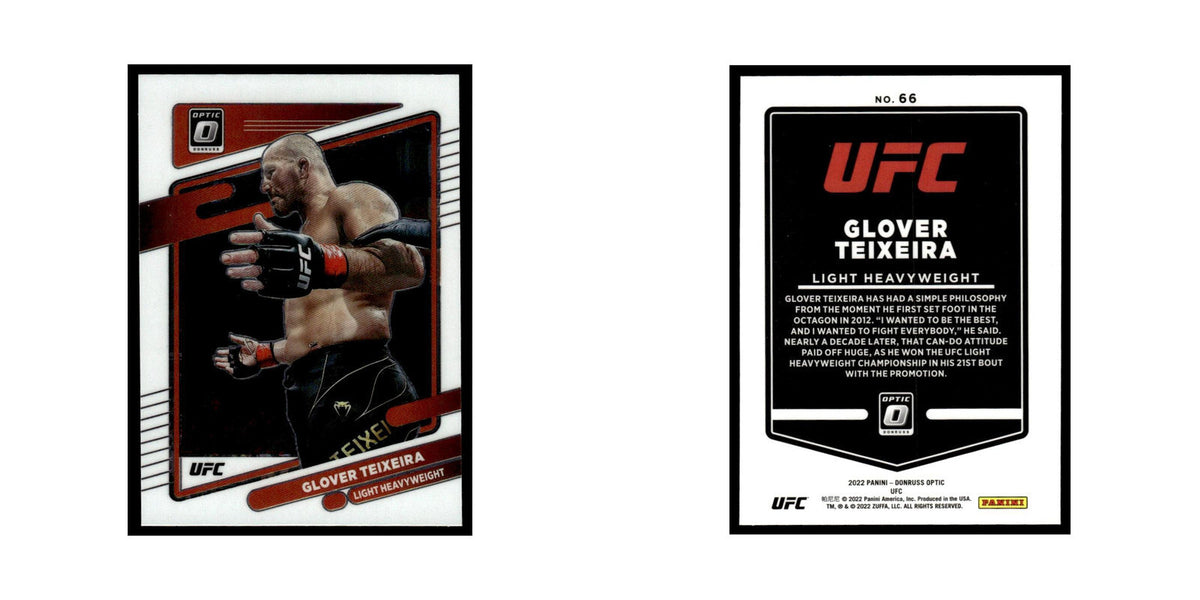 Glover Teixeira 2022 Donruss Optic UFC #66 NM