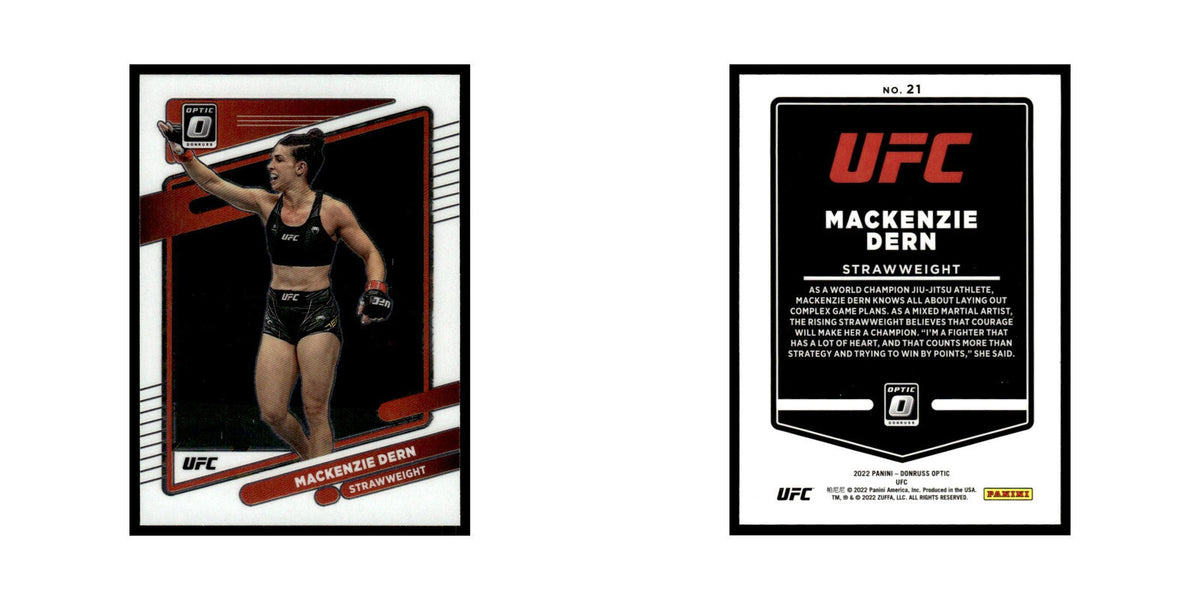 Mackenzie Dern 2022 Donruss Optic UFC #21 NM