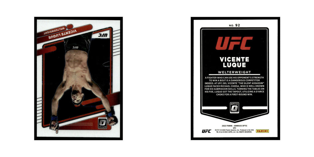 Vincente Luque 2022 Donruss Optic UFC #92 NM