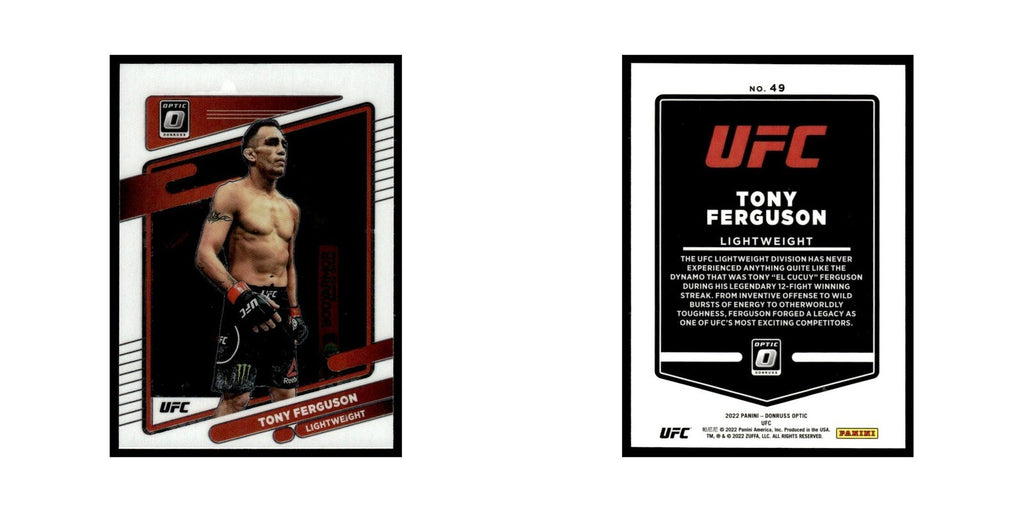 Tony Ferguson 2022 Donruss Optic UFC #49 NM