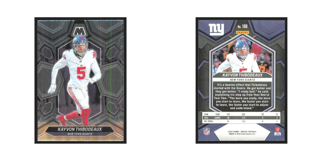 2024 Panini Mosaic Kayvon Thibodeaux Giants #168