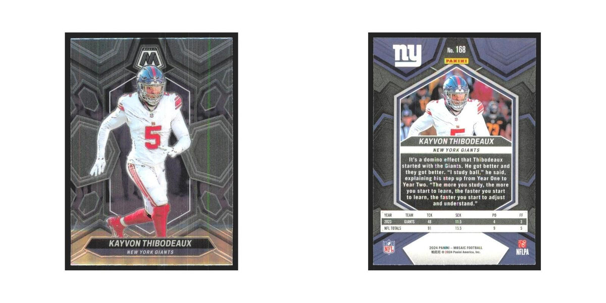 2024 Panini Mosaic Kayvon Thibodeaux Giants #168