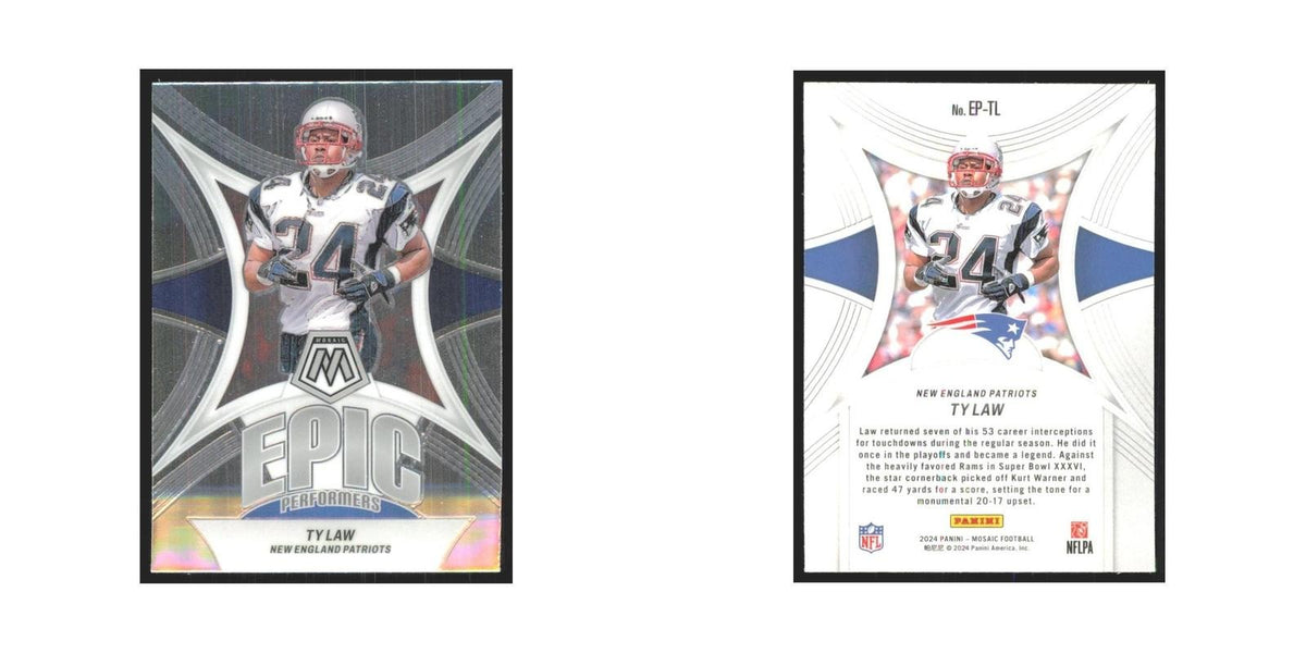 2024 Panini Mosaic Ty Law Patriots #EP-TL