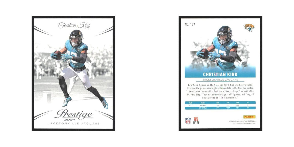 2024 Panini Prestige Christian Kirk Jaguars #137