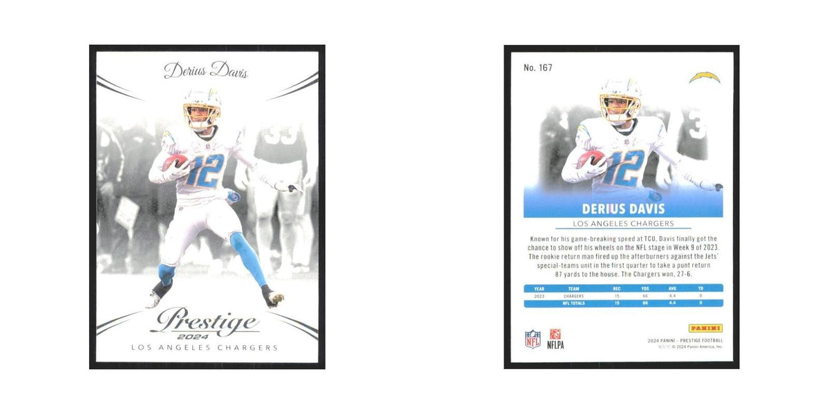 2024 Panini Prestige Derius Davis Chargers #167