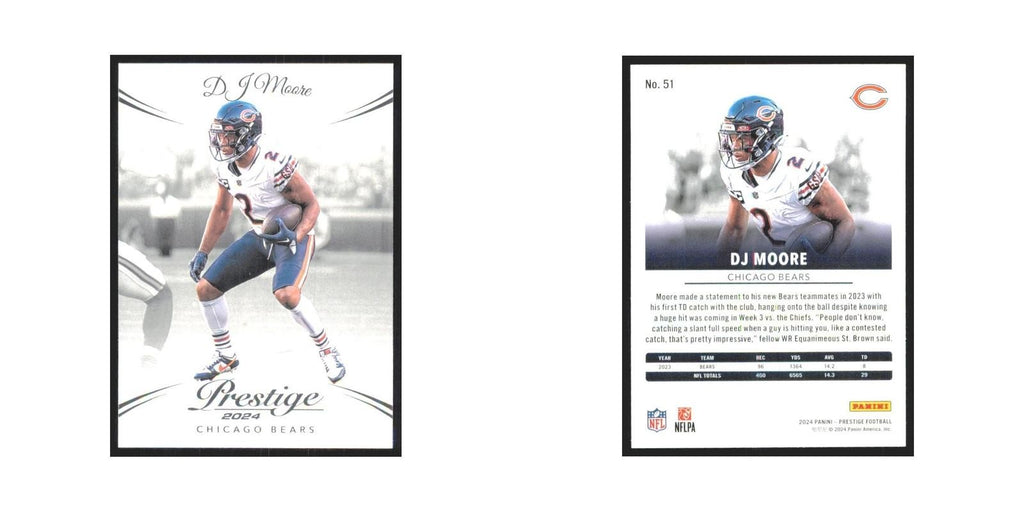 2024 Panini Prestige DJ Moore Bears #51