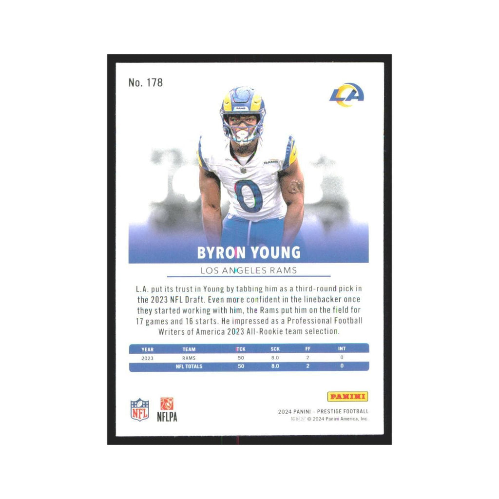 2024 Panini Prestige Byron Young Raiders #178