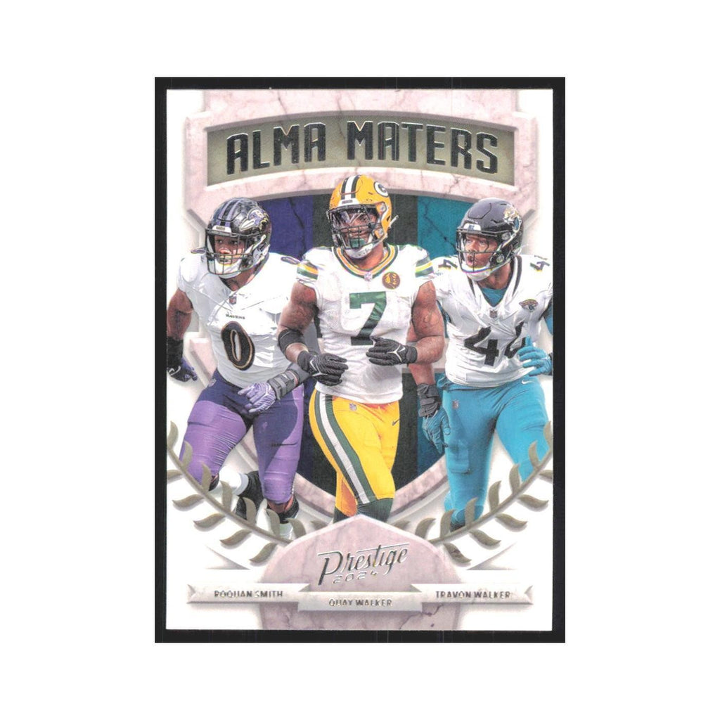 2024 Panini Prestige Quay Walker/Roquan Smith/Travon Waslker Packers #22