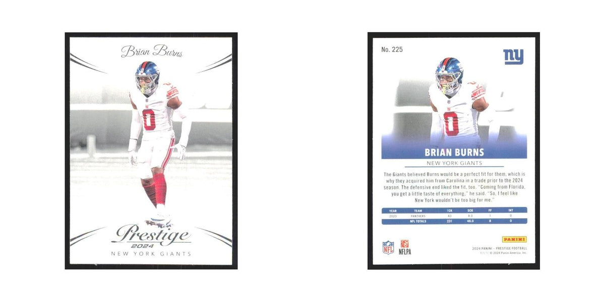 2024 Panini Prestige Brian Burns Giants #225