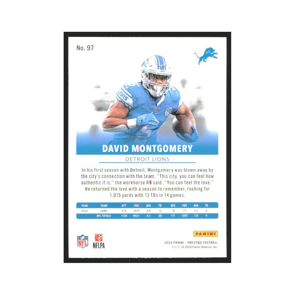 2024 Panini Prestige David Montgomery Lions #97