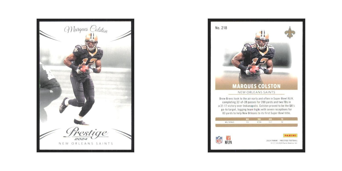 2024 Panini Prestige Marques Colston New Orlean Saints #218