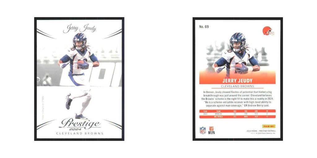 2024 Panini Prestige Jerry Jeudy Browns #69