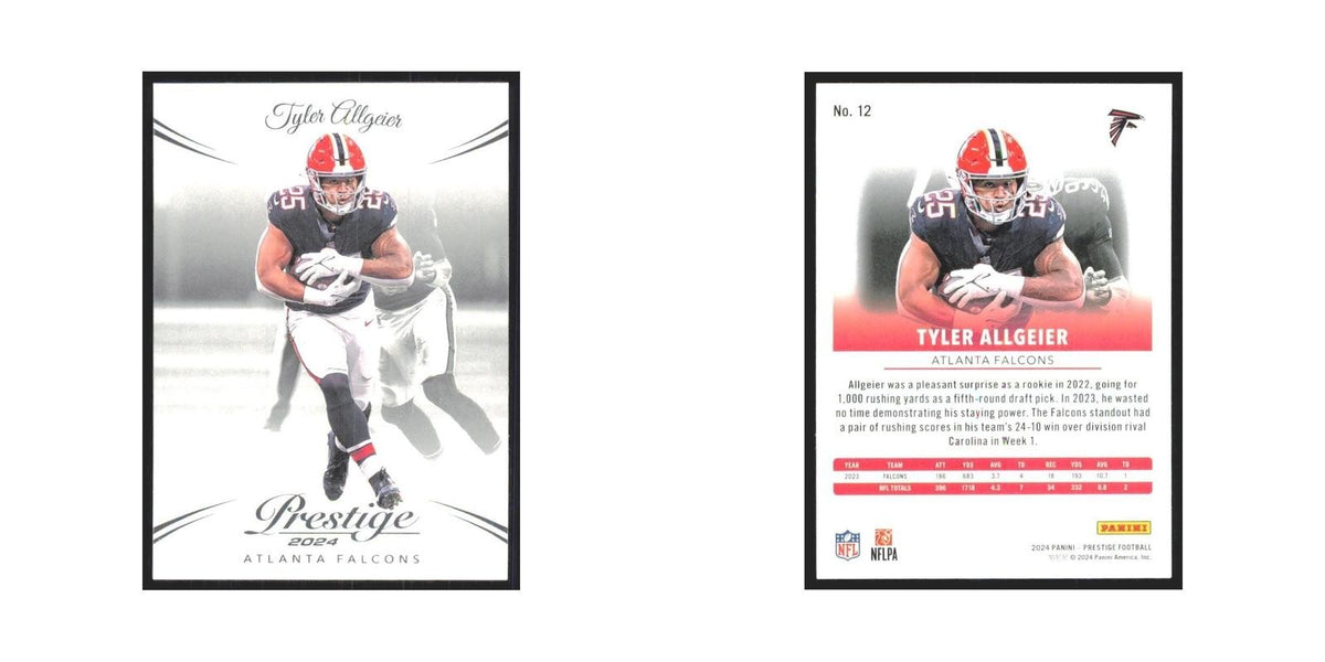 2024 Panini Prestige Tyler Allgeier Falcons #12