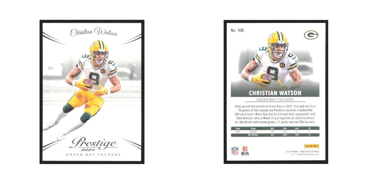 2024 Panini Prestige Christian Watson Packers #108