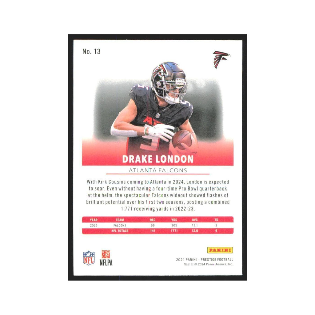 2024 Panini Prestige Drake London Falcons #13
