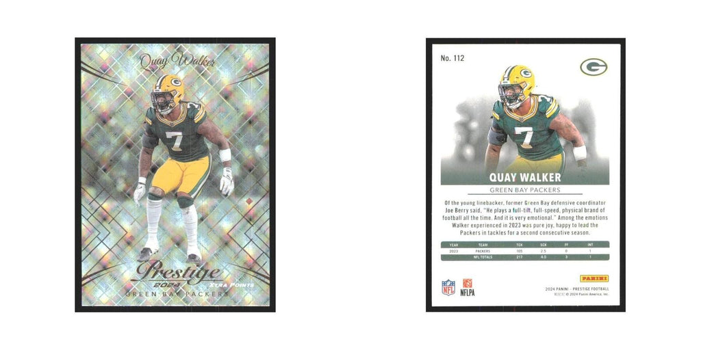2024 Panini Prestige Quay Walker Packers #112