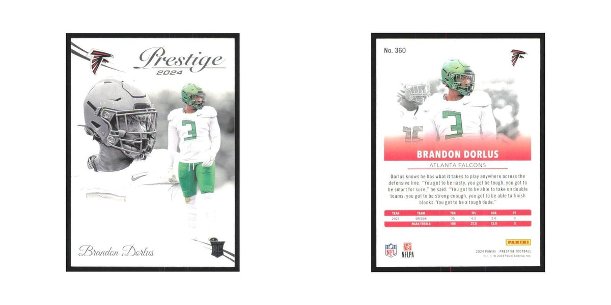 2024 Panini Prestige Brandon Dorlus RC Falcons #360