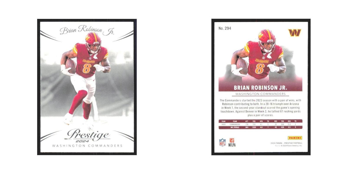 2024 Panini Prestige Brian Robinson Jr Commanders #294