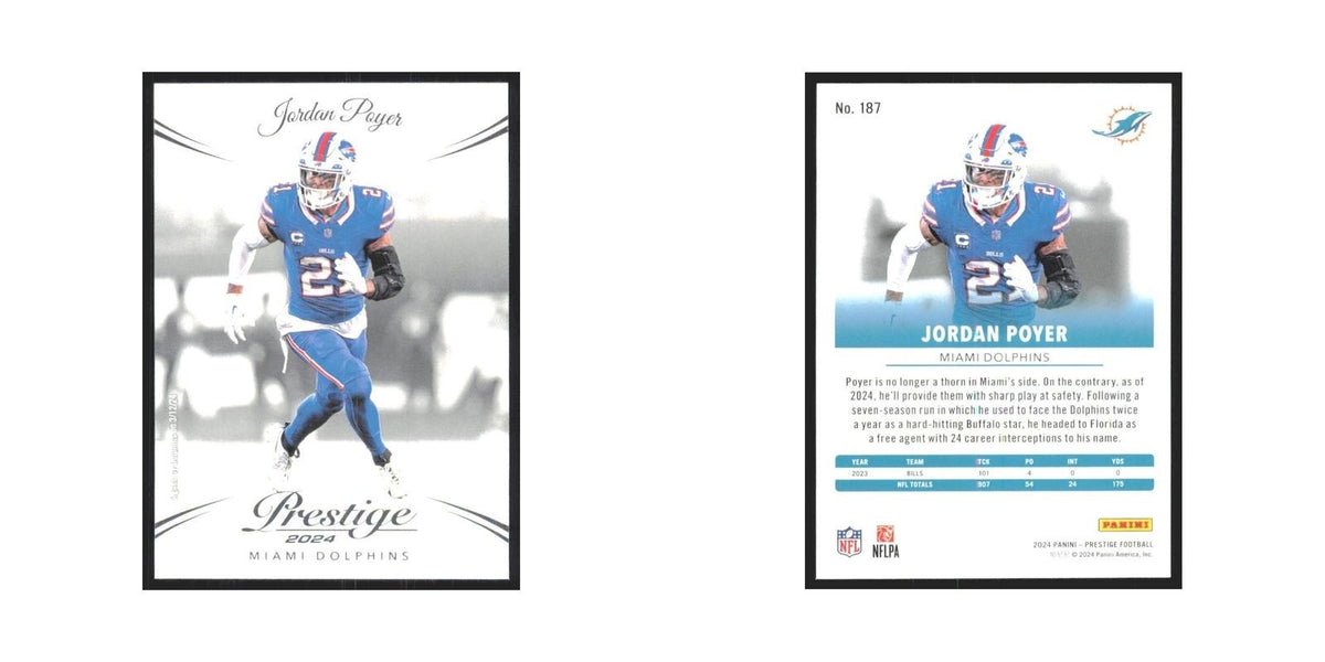 2024 Panini Prestige Jordan Poyer Dolphins #187