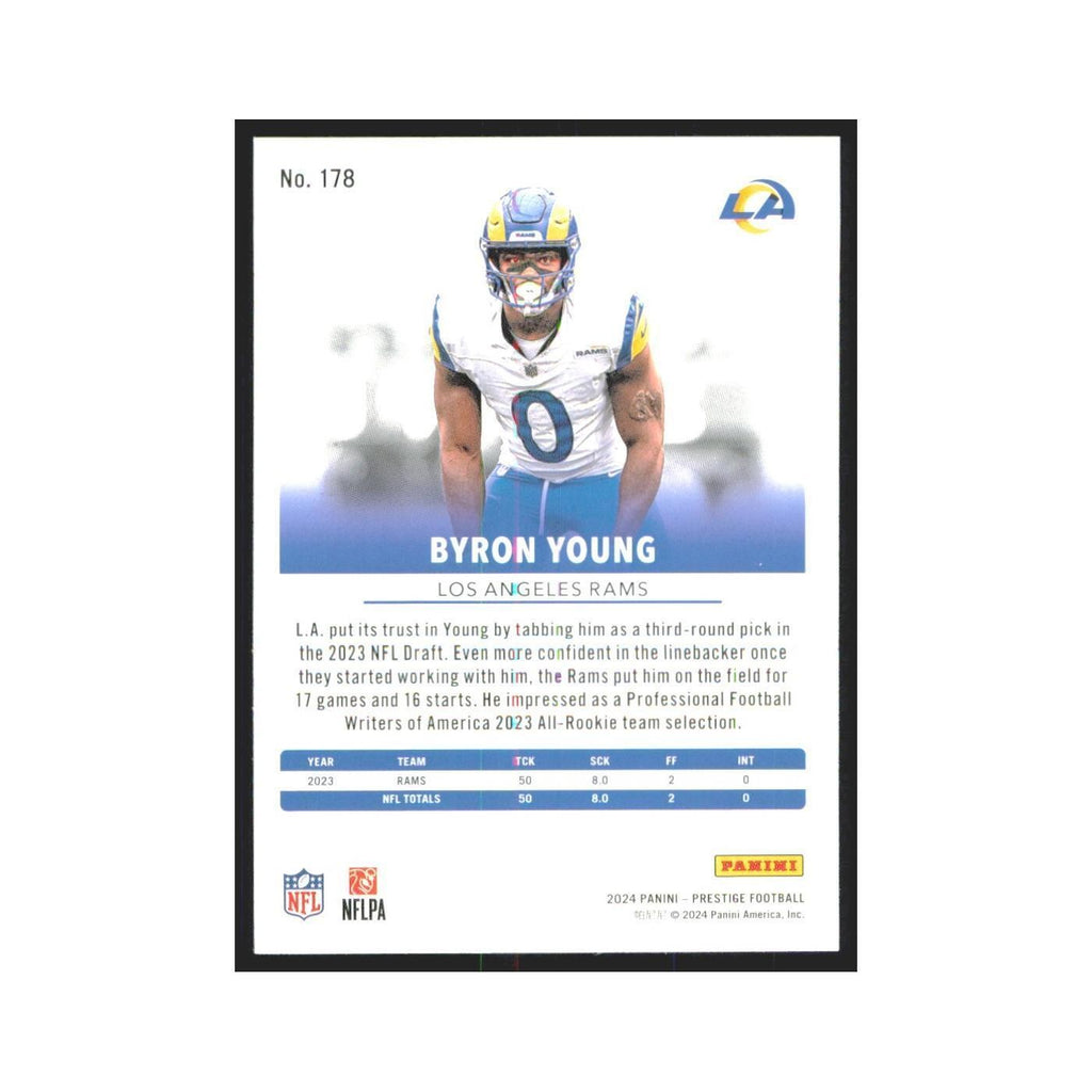 2024 Panini Prestige Byron Young Rams #178