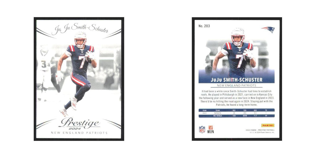 2024 Panini Prestige JuJu Smith-Schuster Patriots #203