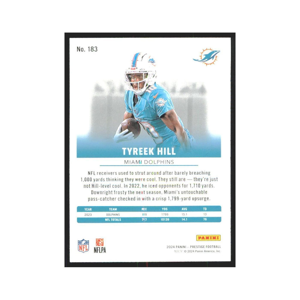 2024 Panini Prestige Tyreek Hill Dolphins #183