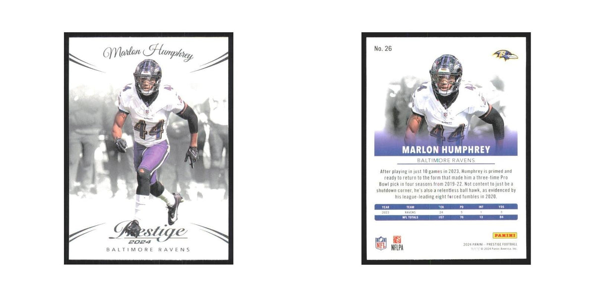 2024 Panini Prestige Marlon Humphrey Ravens #26