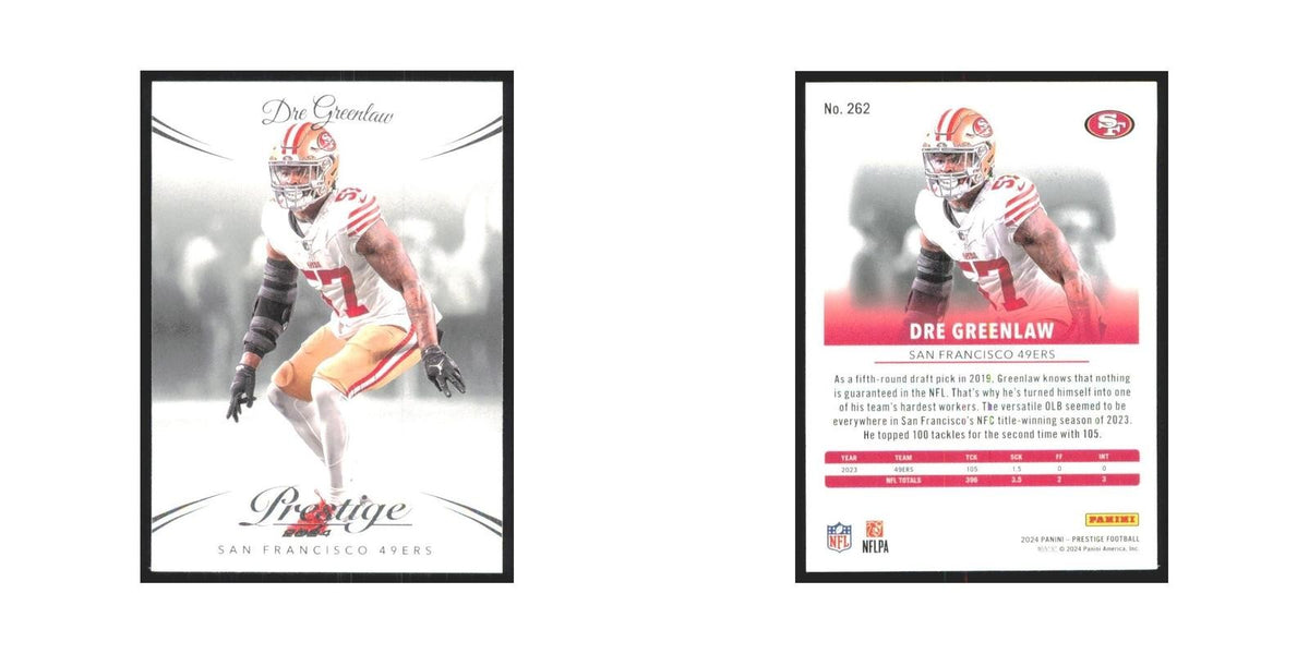2024 Panini Prestige Dre Greenlaw 49ers #262