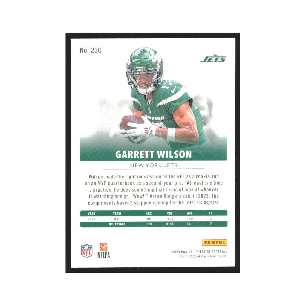2024 Panini Prestige Garrett Wilson Jets #230