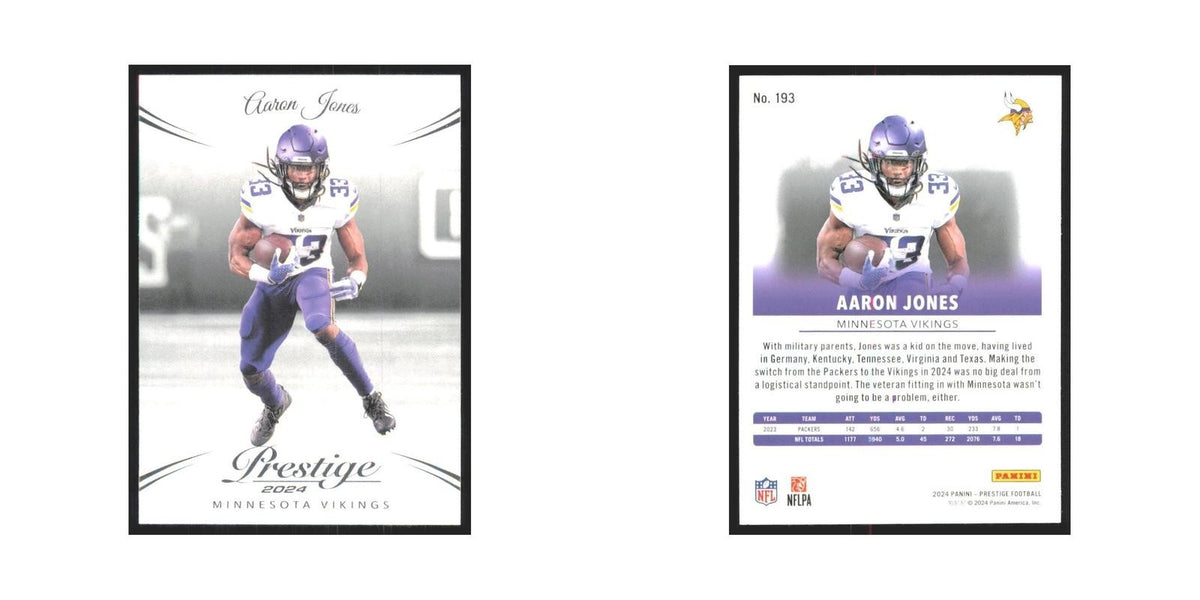 2024 Panini Prestige Aaron Jones Vikings #193