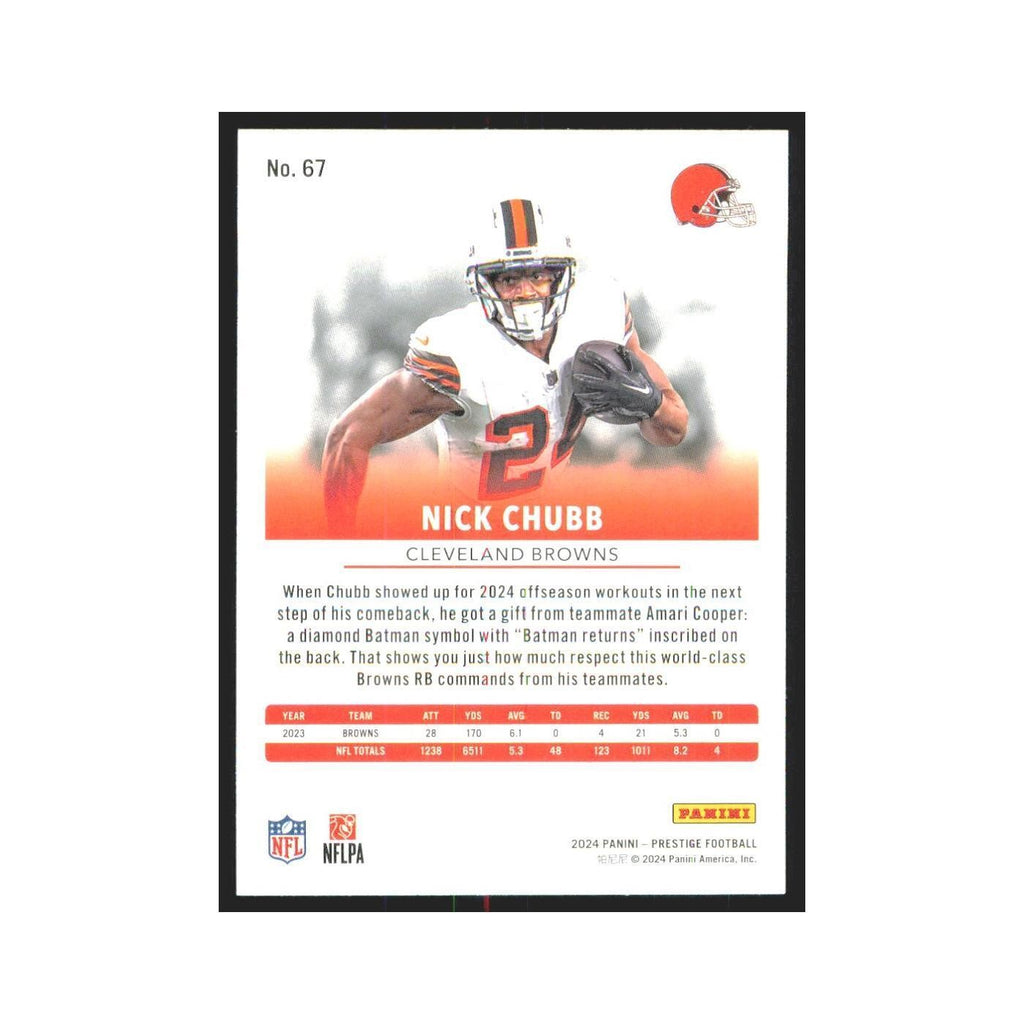 2024 Panini Prestige Nick Chubb Browns #67