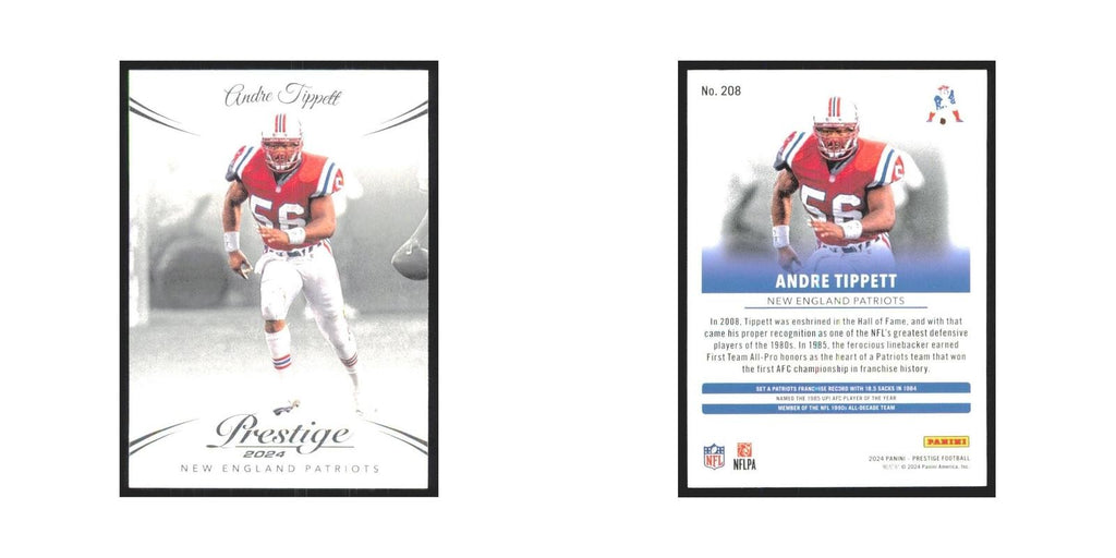 2024 Panini Prestige Andre Tippett Patriots #208