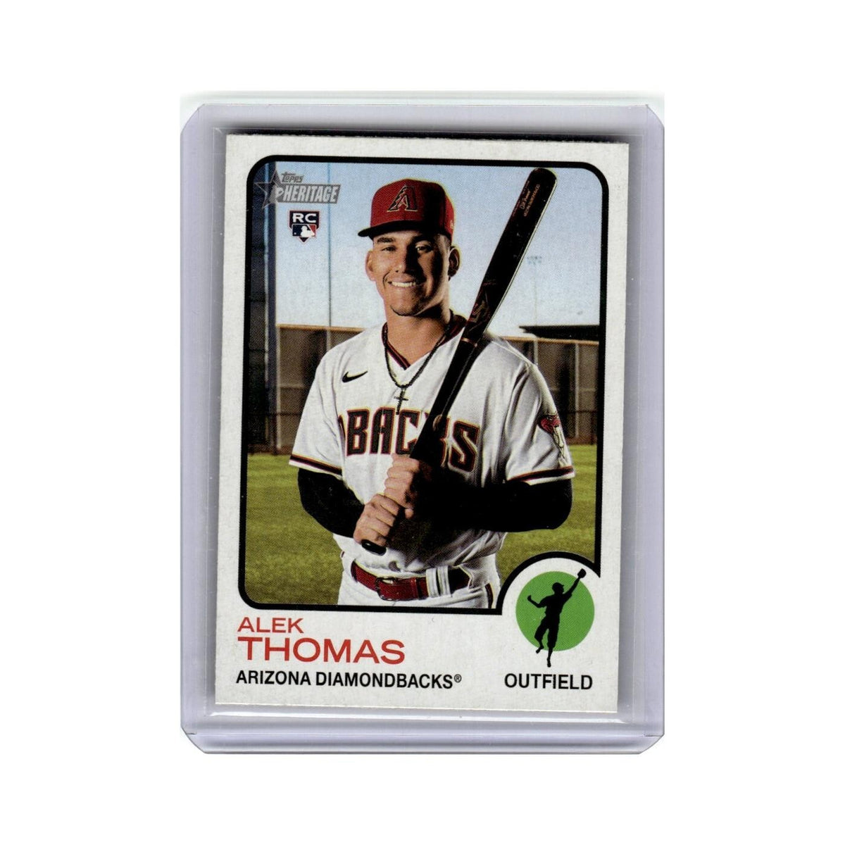 Alek Thomas Rookie 2022 Topps Heritage #597 Arizona Diamondbacks NM