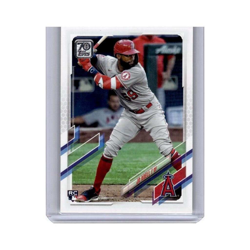 Jo Adell Rookie 2021 Topps #43 Los Angeles Angels Baseball Card NM