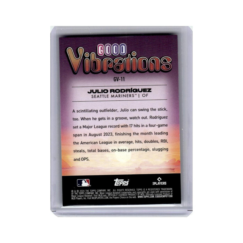 Julio Rodriguez 2024 Topps Big League #GV-11 Seattle Mariners Baseball Card NM