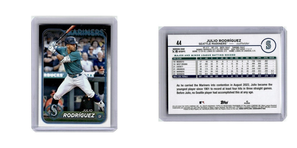 Julio Rodriguez 2024 Topps #44 Seattle Mariners Baseball Card NM