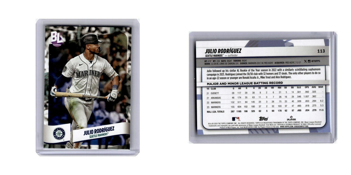 Julio Rodriguez 2024 Topps Big League #113 Seattle Mariners Baseball Card NM
