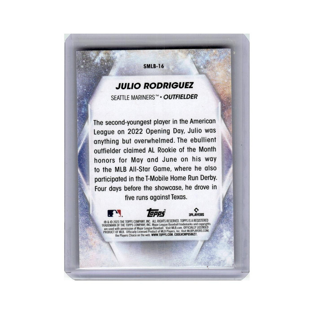 Julio Rodriguez 2023 Topps Stars of MLB #SMLB-16 Seattle Mariners NM
